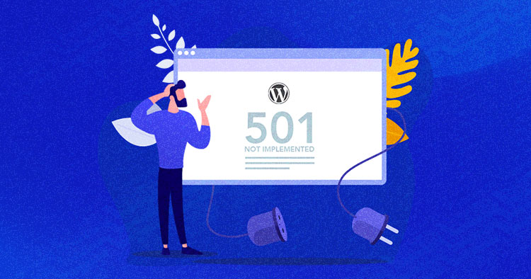 Fix 501 not implemented error in WordPress