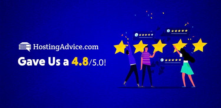 HostingAdvice Rates Cloudways 4.8/5.0!