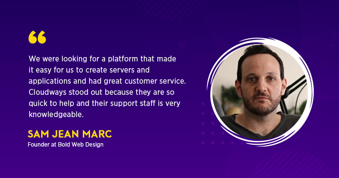 bold web design case study