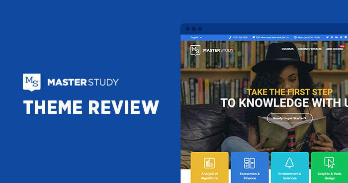 masterstudy wordpress theme review