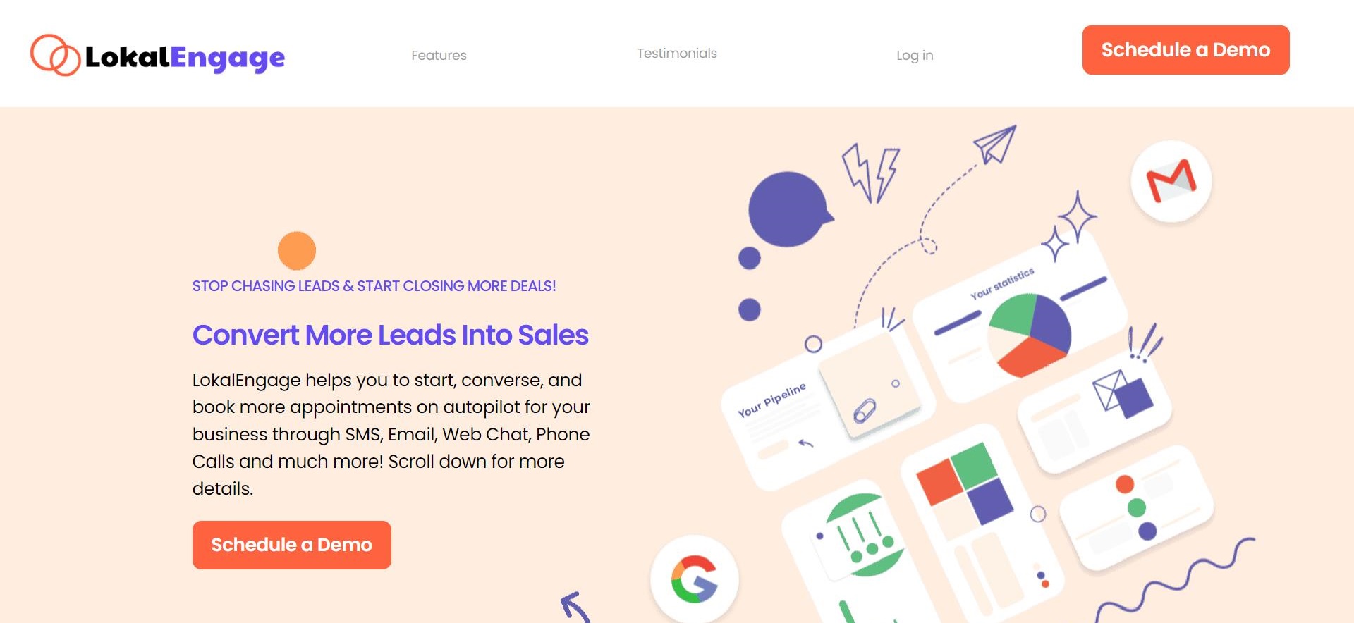 lokalengage homepage